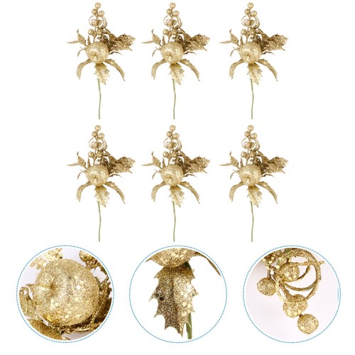 6pcs christmas picks - 6pcs,