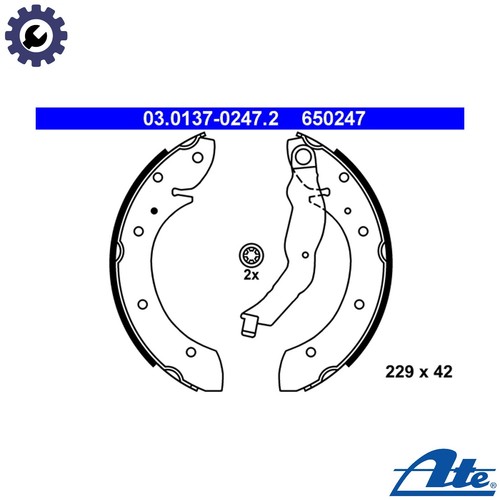 Brake shoe set - shoe,