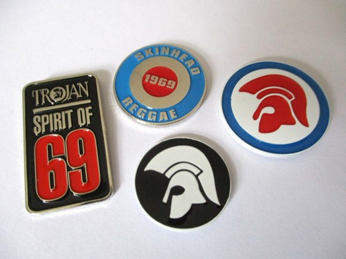 Ska metal badge bargain deal - 4,