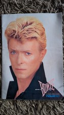 David Bowie Official Serious Moonlight Tour Programme Includes Two A4 Photos VGC