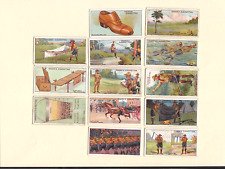 OGDEN'S CIGARETTES BOY SCOUTS 1911 BLUE BACK 2nd.SERIES   X13