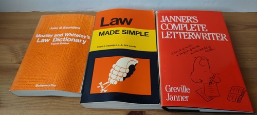 Law book bundle mozley - 3,