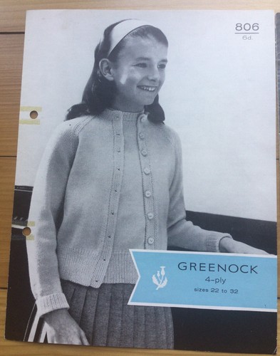 Greenock 806 vintage knitting - 806,