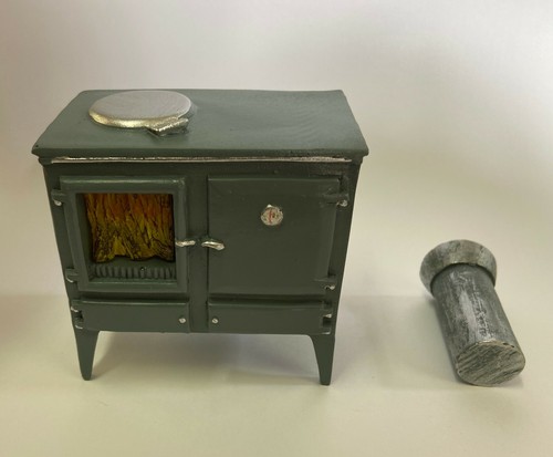 Wood burning kitchen stove - kitchen,
