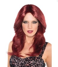 Long Blowout Redhead Wig