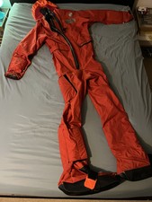 BEAUFORT RAF Issue Orange Immersion Rubber Coverall Suit MK1 USED Size Large UK