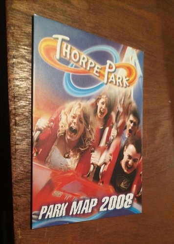 Thorpe park 2008 map mint - thorpe,