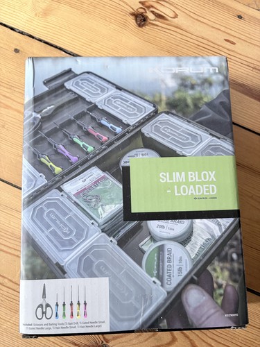 Korum tackle box - slim, blox