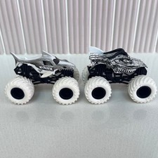 Megaladon and Dragon black and