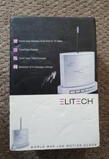 Elitech LED Motion Clock World