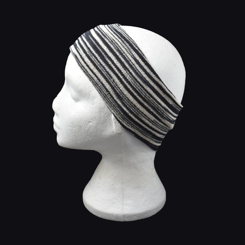 Striped cotton hair band fair - cotton,