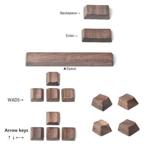 Handmade walnut solid wood - walnut,
