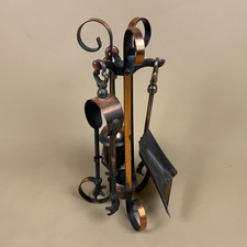 Antique Copper Metal Fireside