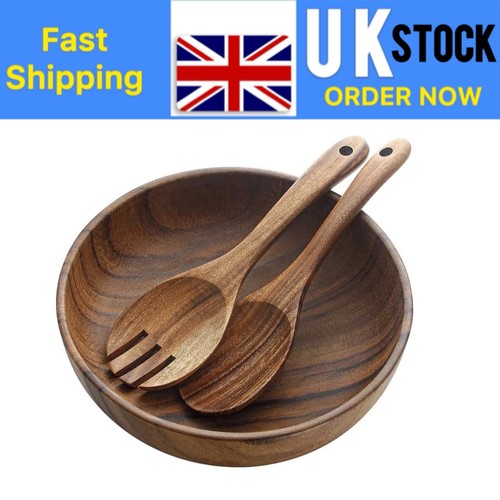 Wooden salad bowl - salad,