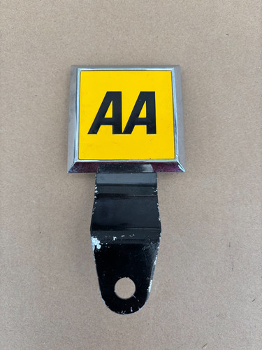 Vintage car grille badge - aa,