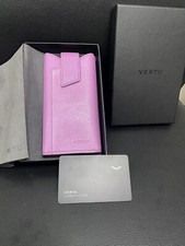 Original New Case Brand Vertu Aster, Pink, Stylish, Luxury, Phone Wallet
