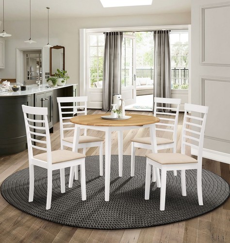 Dining set wooden - set,, round