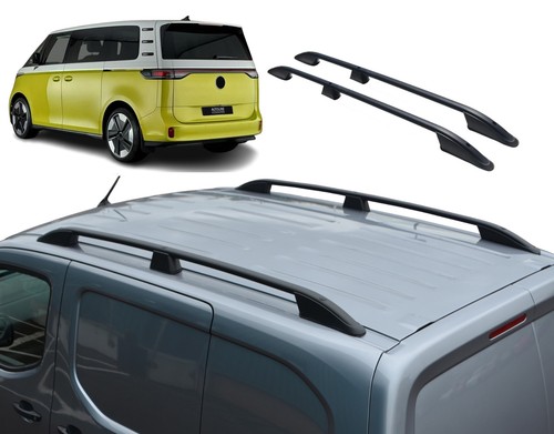 Black aluminium roof rack - aluminium,