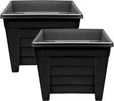 2pcs Long Square Plant Pots