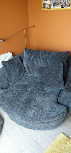 Next cuddle chair rotates - chair, in