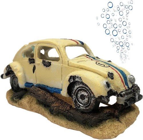 Aquarium bubble wreck car - bubble,