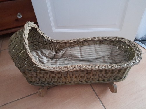 1940s vintage wicker dolls - vintage,