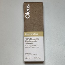 Oleus Rejuvenating Jojoba Oil 50ml 100% Cold Pressed Natural Vegan Made In UK