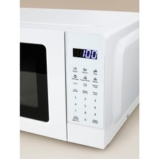 Digital Microwave Oven – White, 20L Compact Countertop with LED Display