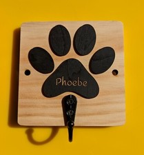 Paw Print Dog Lead Hanger
