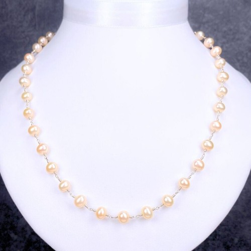 Cultured pearl necklace - cultured,