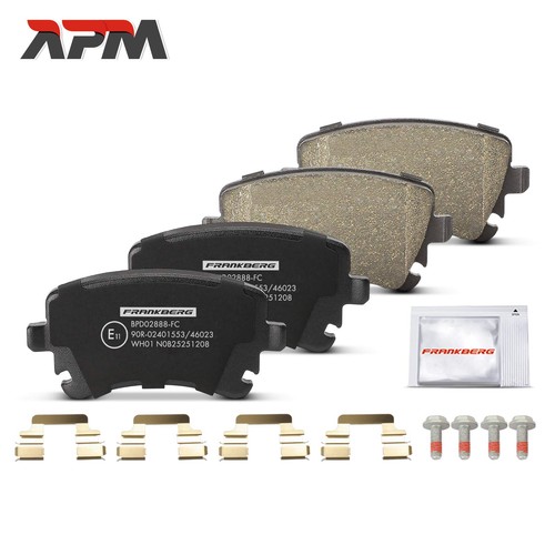 Rear axle brake pads set - axle, for