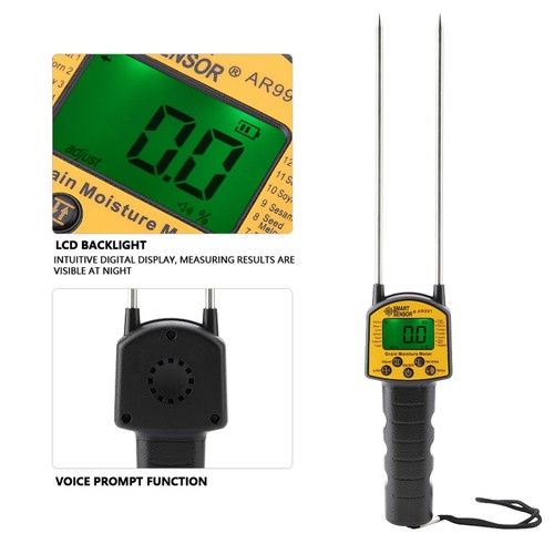 Moisture meter straw hay grain - moisture,