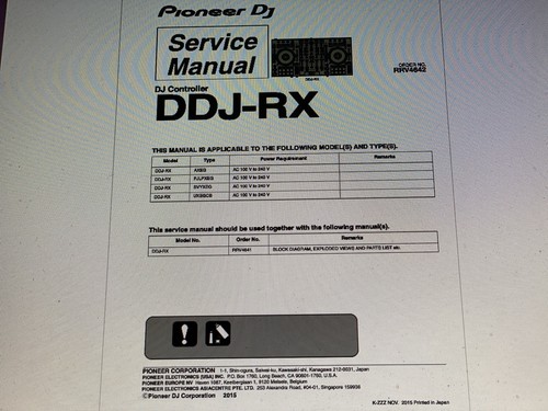 Pioneer ddj service manual - pioneer,