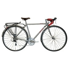 VINTAGE HARRIER ORBIT COLUMBUS STEEL ROAD TOURING BIKE WITH PANNIER & MUDGUARDS