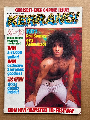 Kiss kerrang magazine - kiss,