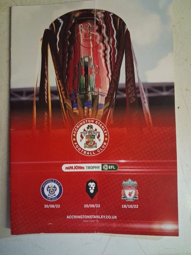 Accrington liverpool - accrington, v