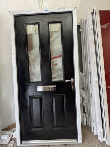 Brand new black door a - door, in