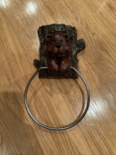 Rustic bear tree - tree, towel