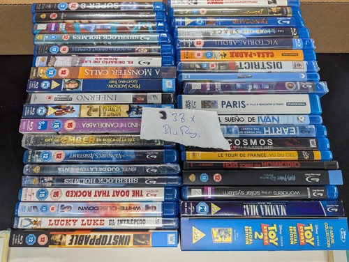 Job lot 38x blu - 38x, blu-ray