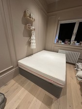 Double Bed Base With Double Memory Foam Mattress
