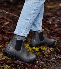 Blundstone Boots 2210  Synthetic Faux Leather Vegan Grey UK 9.5 EU 43.5 RRP £170