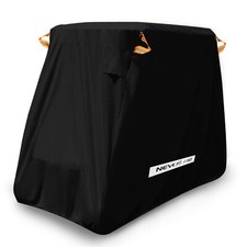 Black Heavy Duty Waterproof 2 Seater Golf Cart Buggy Cover Dust Rain Protector