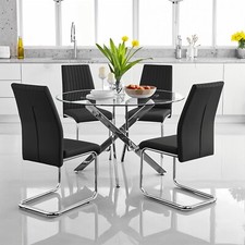Seater 100cm round glass - 4,