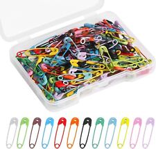 Safety Pins 27mm – Assorted 7 Colors, 40–1000pcs Per Pack for Sewing & Craft