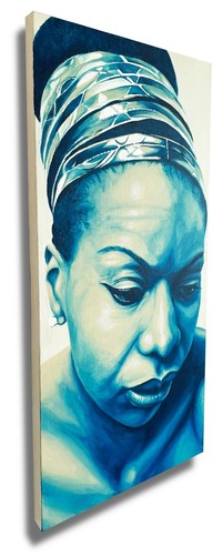 Nina simone art canvas - art,