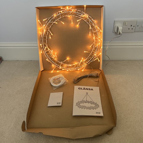 Ikea glansa light wreath - glansa, up