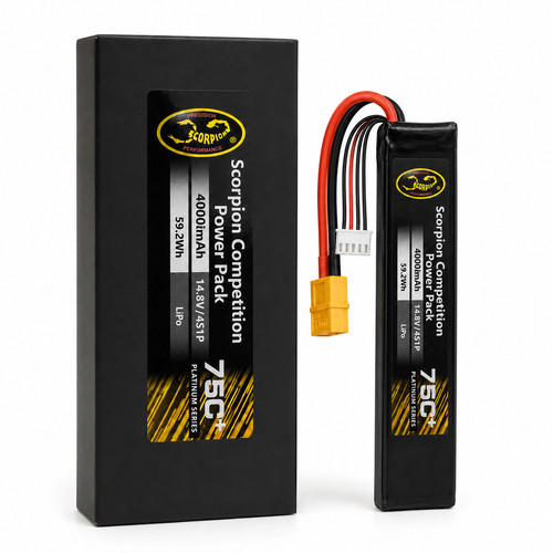 Scorpion 4000mah 8v - 4s, 75c