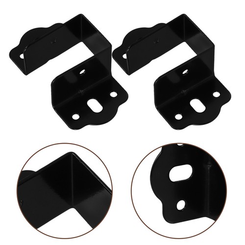 4pcs black iron - 4pcs,