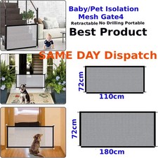 New retractable pet gate - new,