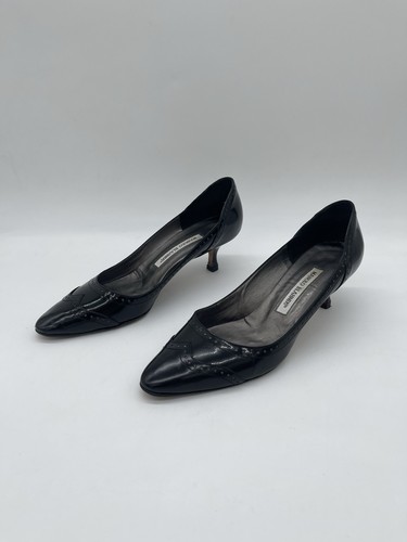 Vtg manolo blahnik - blahnik, black